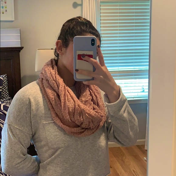 Pink Infinity Scarf - Picture 6 of 6